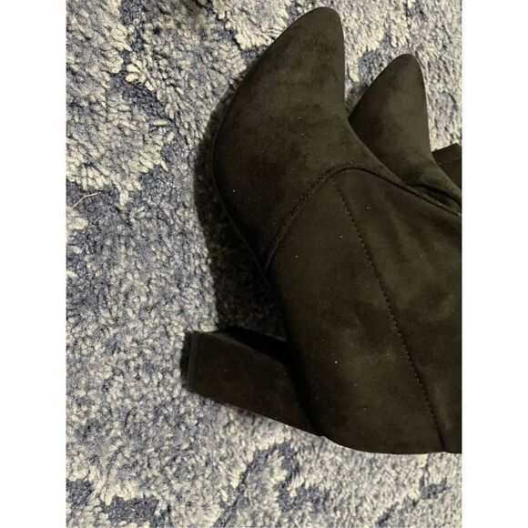 Hawkwell Women’s Size 7 Brand New Thigh High Boots Black Heeled - Picture 3 of 5